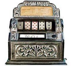 Poker machine from 1891